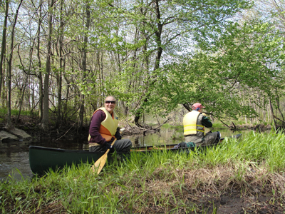 Andersons 												paddle the Sudbury RIver