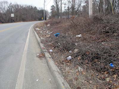Route 30 before clean-up