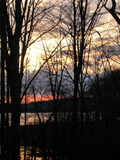 Dawn on Mill Pond, by Pamela Kapitz