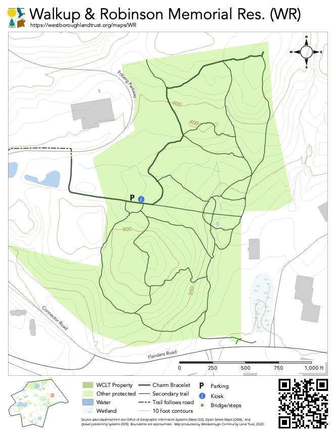 map of WR property